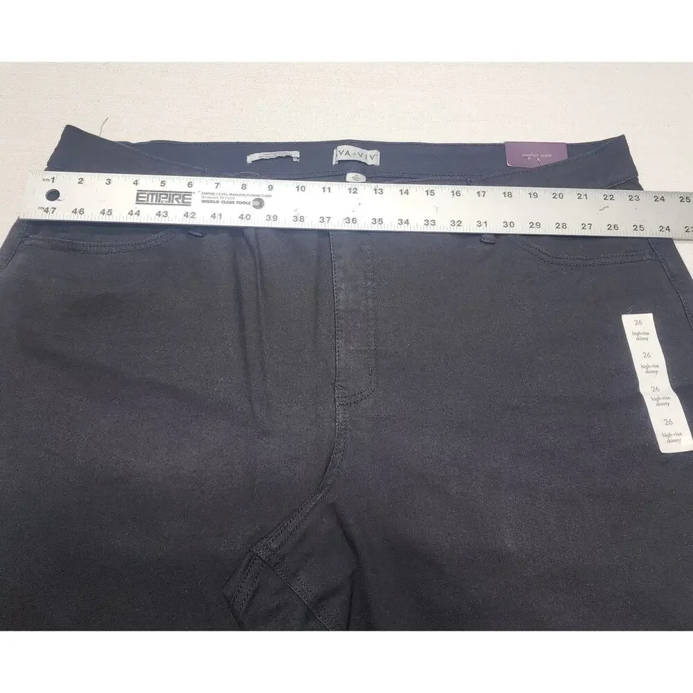 AVA & VIV Women's High rise skinny size 26 W46''x L41''